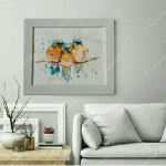 Watercolor painting "Birds" in Negar Gallery