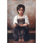 Girl oil painting (book)