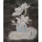 Flower vase painting