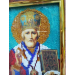 Handmade jewelry, icons made of beads