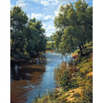 oil paint drawings of nature