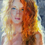 Oil paint drawings