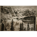 Painting with Conte and Charcoal technique