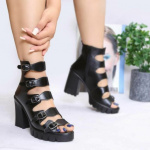 Pew women's heeled summer shoes