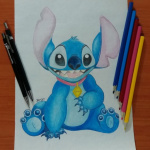 Stitch design painting