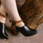Sophia Classic Industrial Leather Women's Shoes
